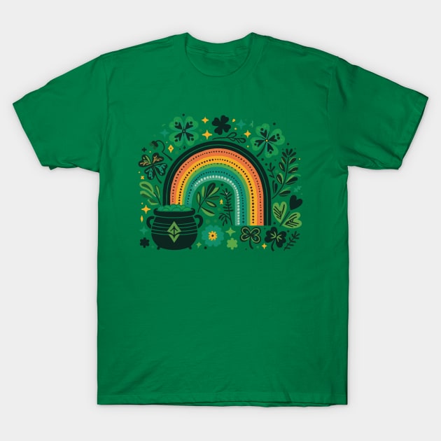 Happy St Patrick's Day T-Shirt by Heartsake